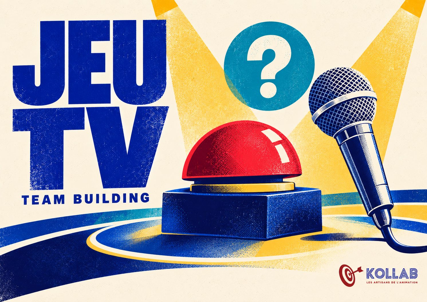 Animation d'entreprise Pau : Jeu TV affiche